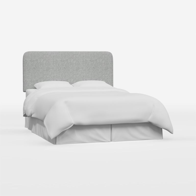 Genevieve Linen Pumice Upholstered Queen Headboard - image 1 of 7