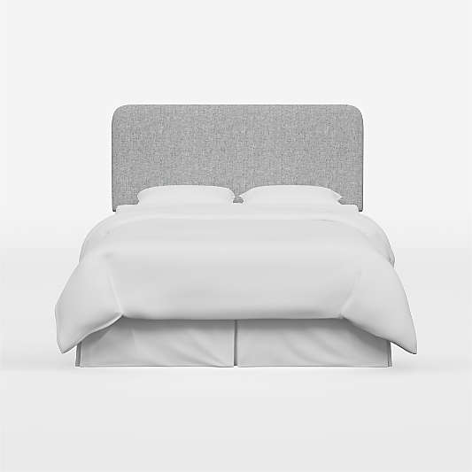 Genevieve Linen Pumice Upholstered Queen Headboard