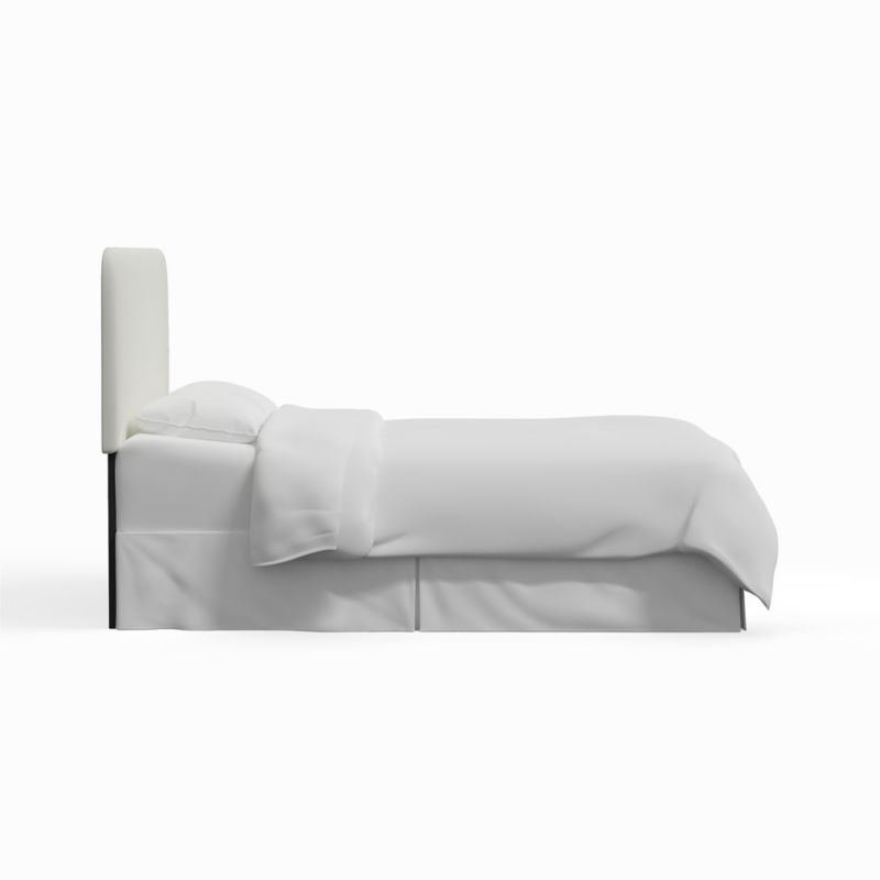 Genevieve Linen White Upholstered Queen Headboard - image 2 of 7