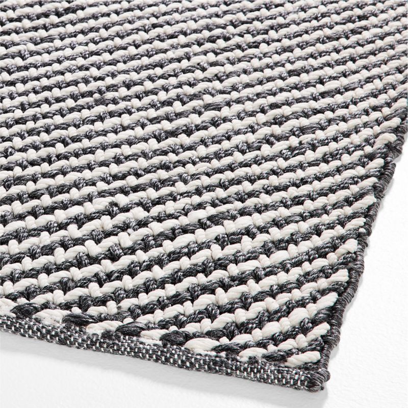 Genoa Performance Charcoal Grey Indoor/Outdoor Area Rug 6'x9' - image 6 of 7