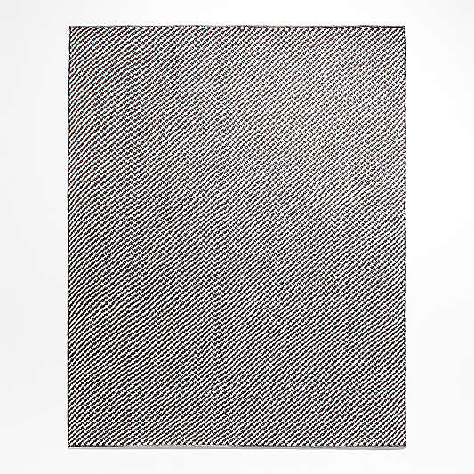 Genoa Performance Charcoal Grey Indoor/Outdoor Area Rug 10'x14'