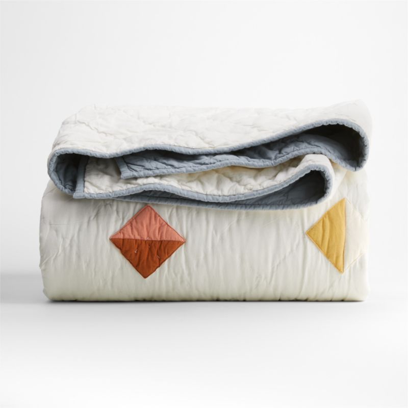 Geo Diamond Kids Organic Cotton Twin Quilt - image 3 of 13