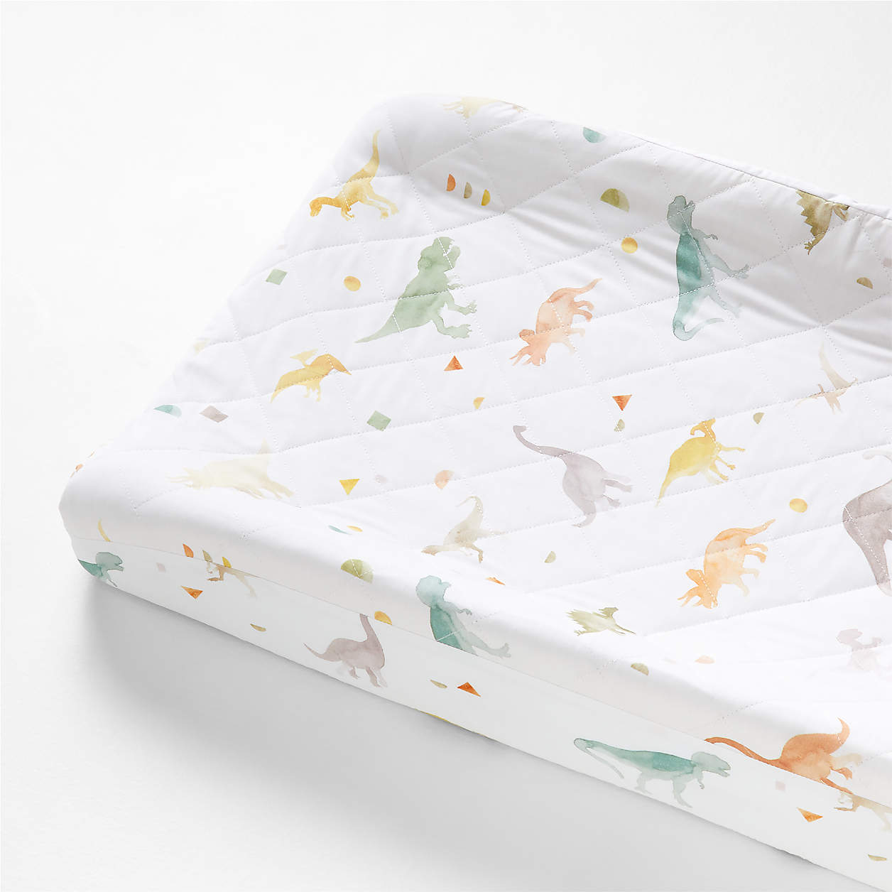 GeoDino Organic Cotton Dinosaur Baby Changing Pad Cover Crate & Kids