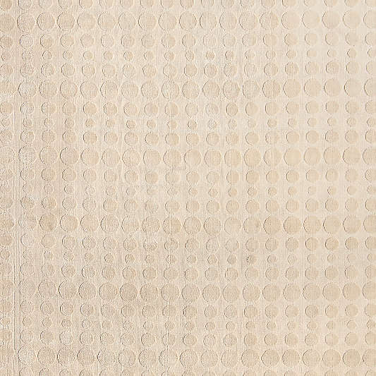 Geo Dotty Ivory Performance Kids 12"x18" Rug Swatch