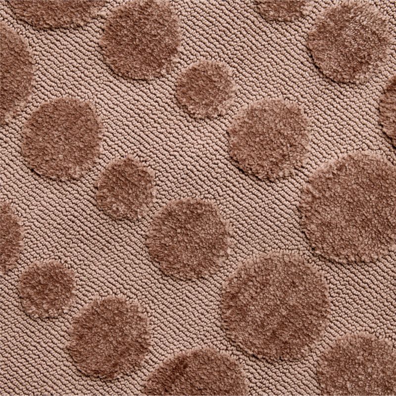 Geo Dotty Rosy Lilac Performance Kids 5' Round Area Rug - image 1 of 3