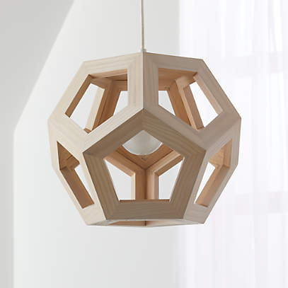 Wood Geometric Pendant Light Reviews, Wooden Pendant Light Fixtures