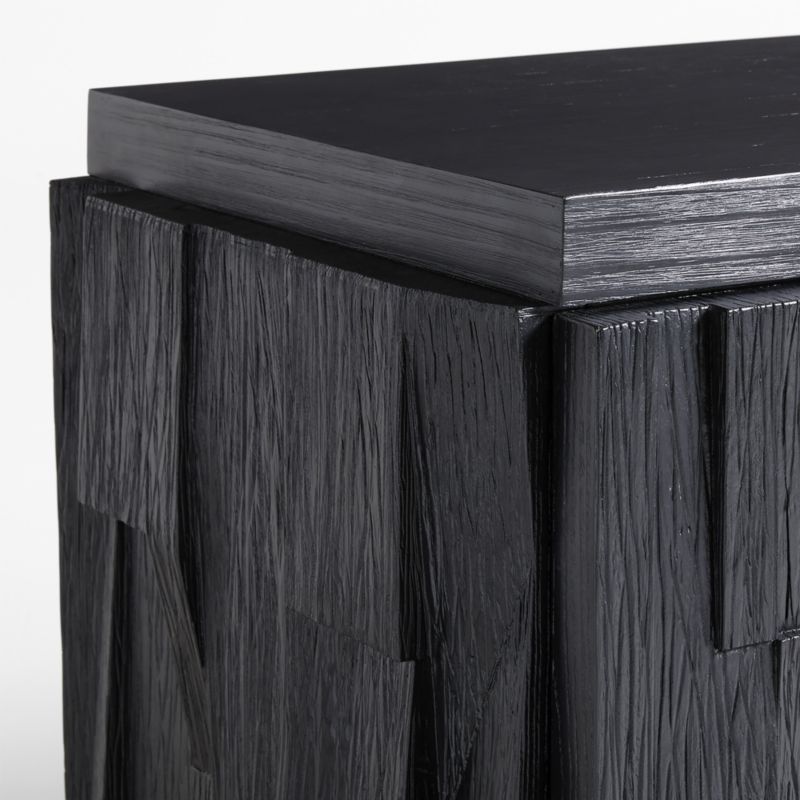 Gerhard Black Wood and Resin Storage Credenza - image 9 of 10