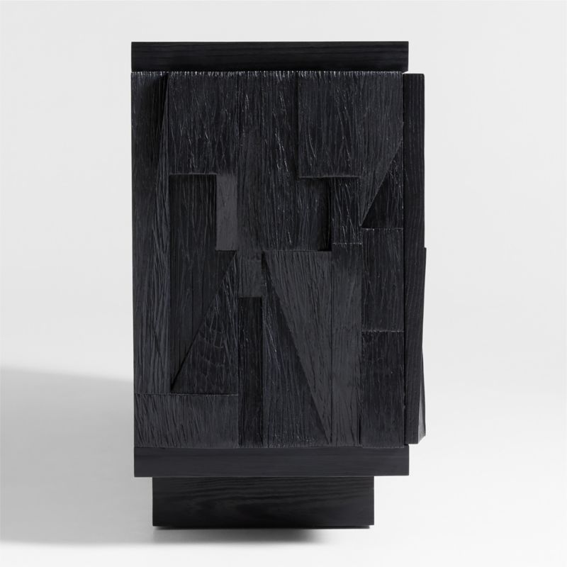 Gerhard Black Wood and Resin Storage Credenza - image 7 of 10