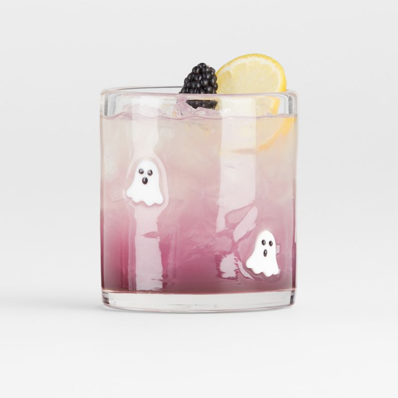 Halloween Ghost 14-Oz. Double Old-Fashioned Glass