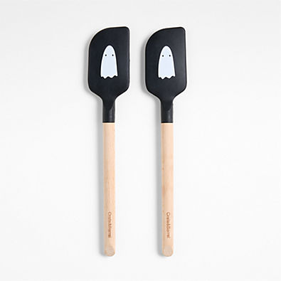 View Ghost Silicone and Wood Mini Spatula, Set of 2 details
