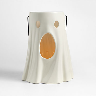View Ghost Large White Ceramic Indoor Lantern details
