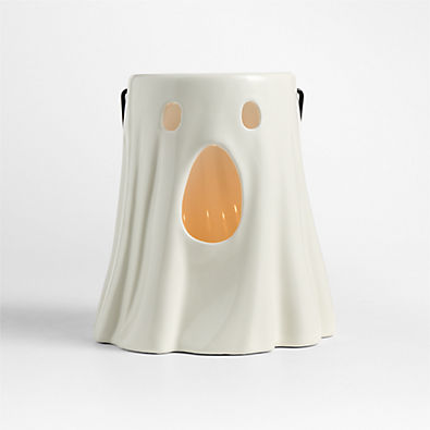 View Ghost Small White Ceramic Indoor Lantern details