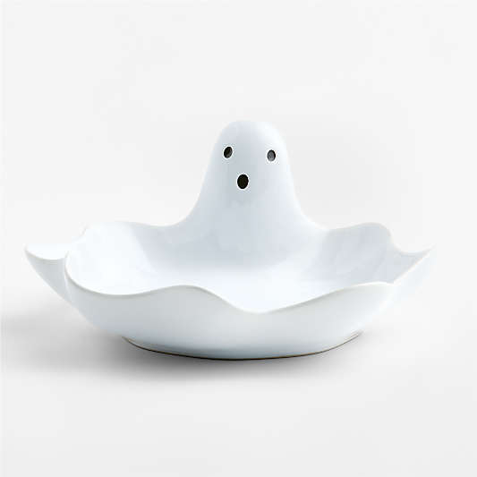 Ghost Stoneware Candy Bowl