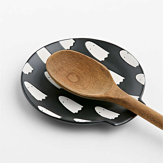 Ghost Ceramic Spoon Rest