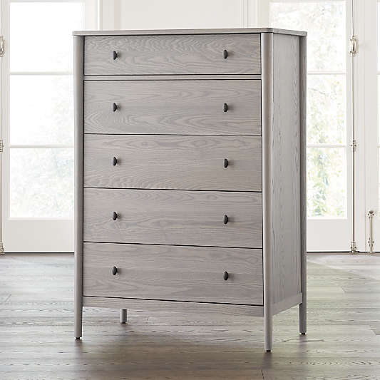 Gia Dove Ash 5-Drawer Dresser