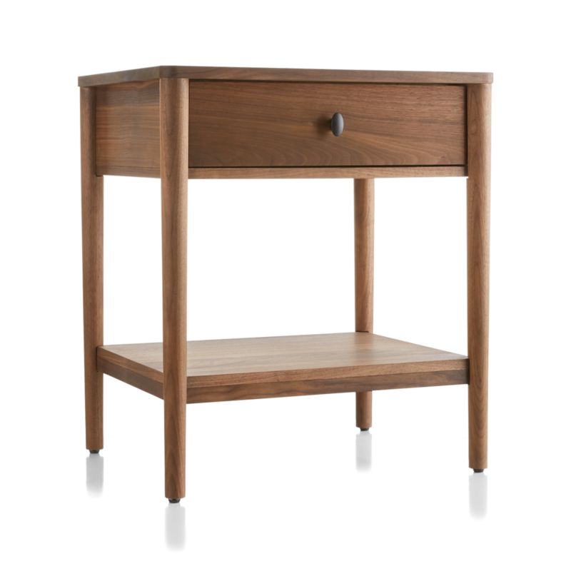 Gia Walnut Nightstand - image 1 of 9