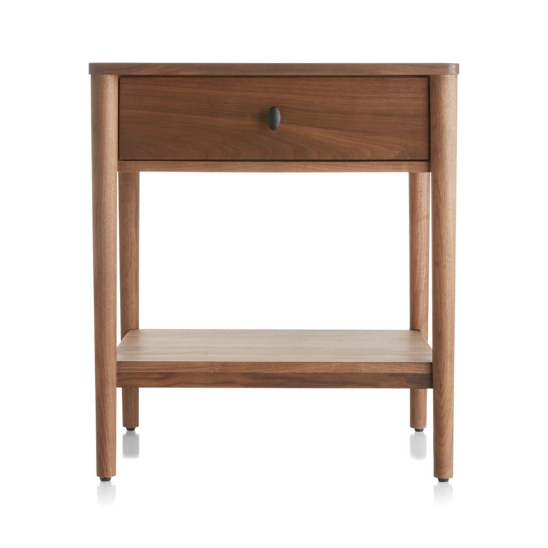 Gia Walnut Nightstand - image 4 of 9