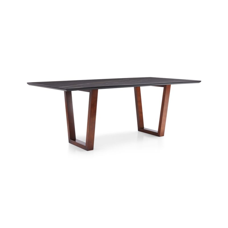 Giada 79" Black Porcelain Table - image 6 of 9