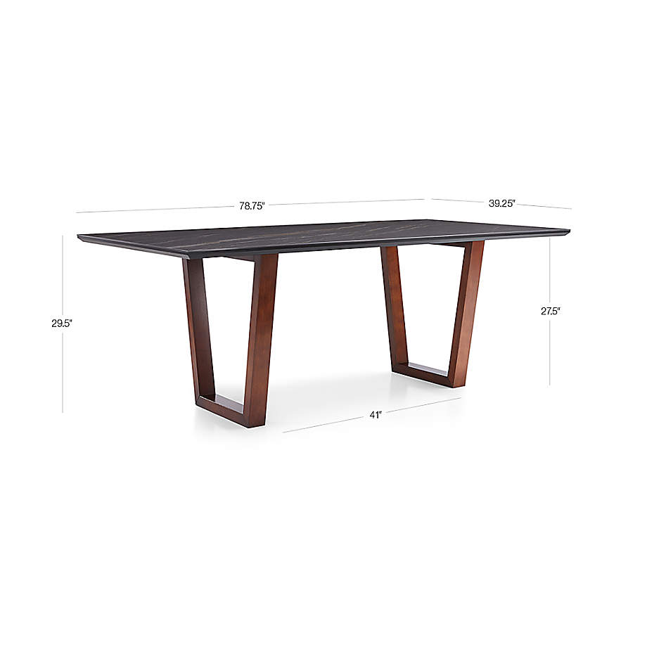 Crate and barrel montana dining deals table