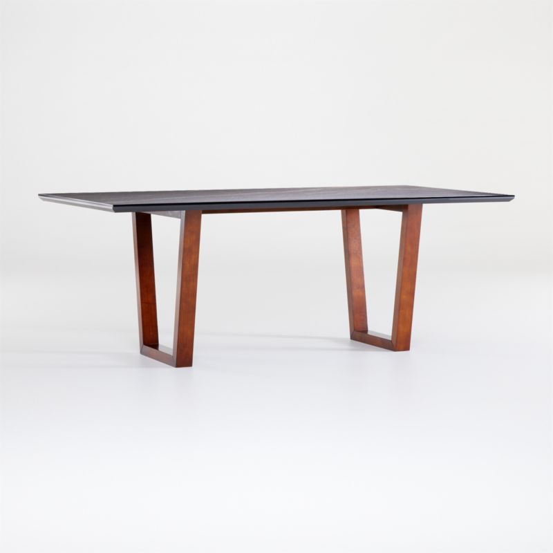 Giada 79" Black Porcelain Table - image 3 of 9