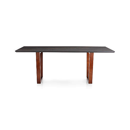 Giada 79" Black Porcelain Table