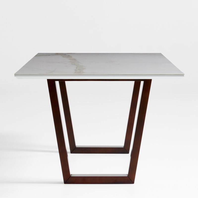 Giada 79" White Porcelain Table - image 4 of 6