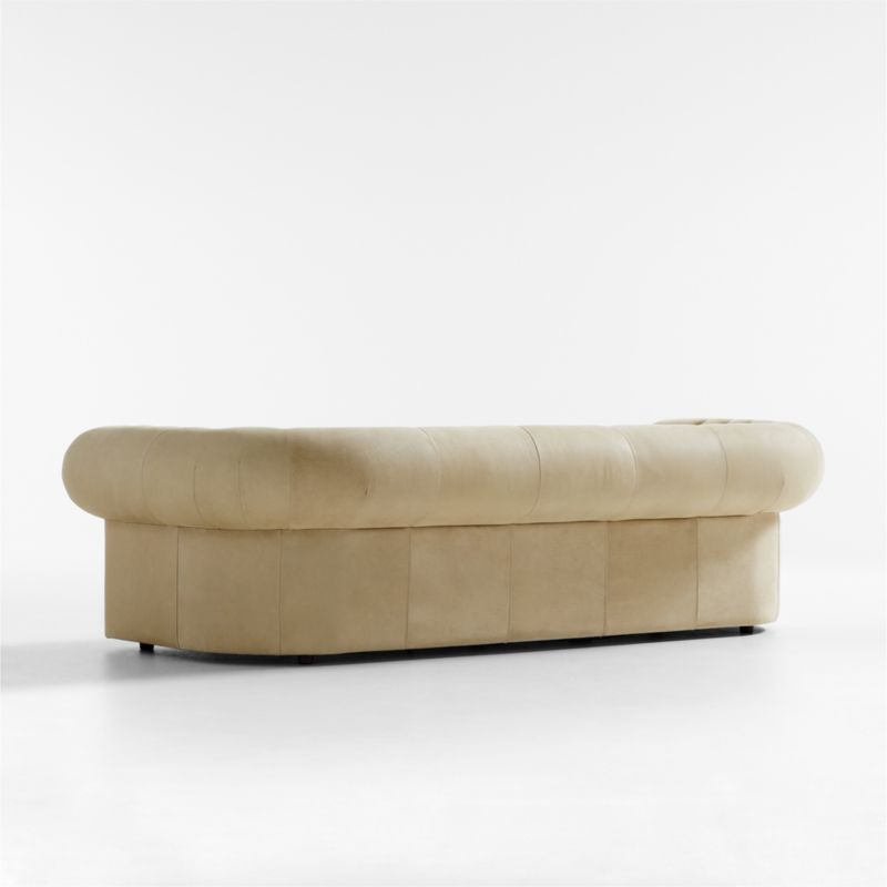 Gig Grande Leather Chesterfield Sofa 105" by Leanne Ford - image 13 of 15