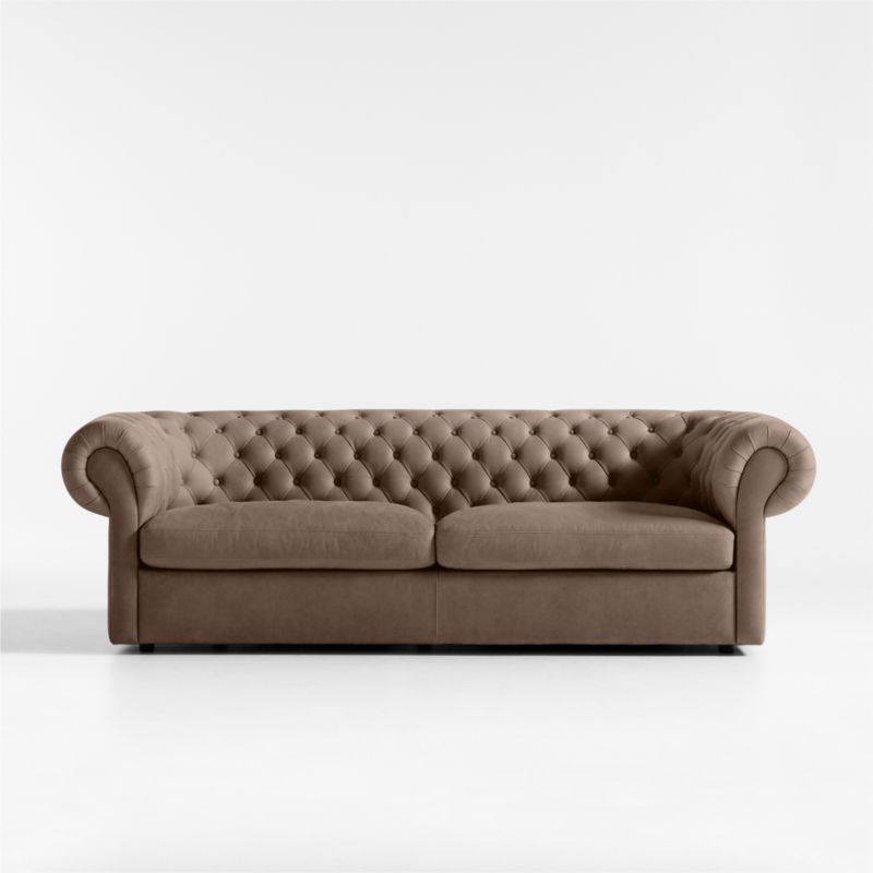 Gig Leather Chesterfield Sofa 90" by Leanne Ford - image 0 of 16