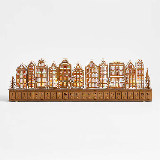 Gingerbread Village Advent Calendar
