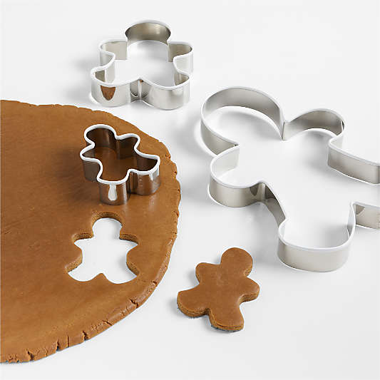 Gingerbread Family Cookie Cutters, Set of 3