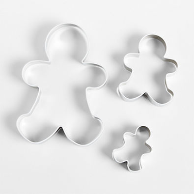 View Gingerbread Family Cookie Cutters, Set of 3 details