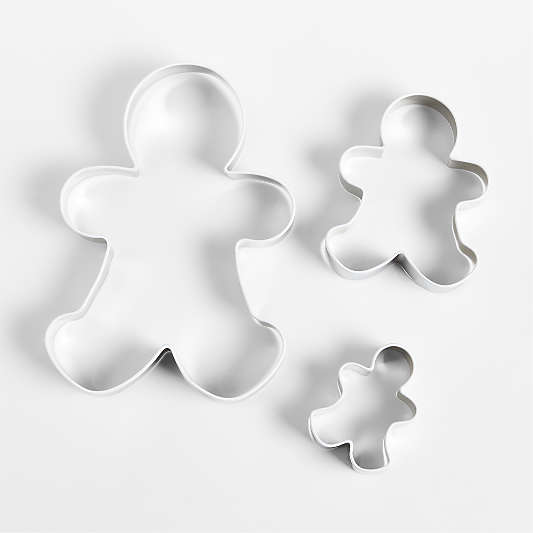 Gingerbread Family Cookie Cutters, Set of 3