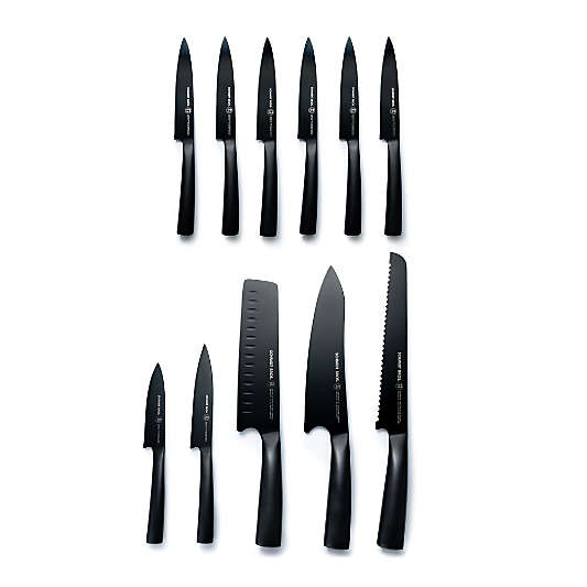 Schmidt Brothers ® Giotto Jet Black 12-Piece Acacia Block Set