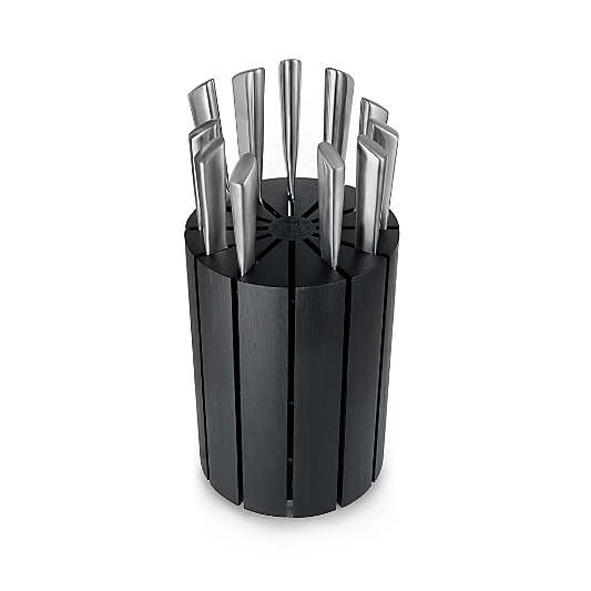 Schmidt Brothers ® Black Giotto Knife Block