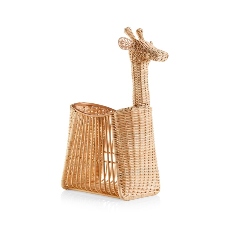 Giraffe Rattan Floor Storage Basket - image 10 of 15