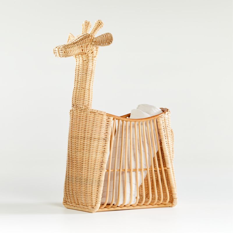 Wonderful Natural Wicker Kids 11 Storage Basket + Reviews, Crate & Kids