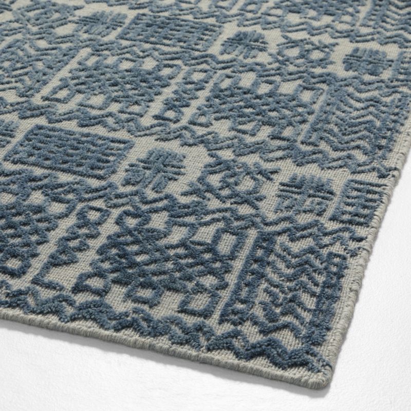 Girona Wool Blue Area Rug 8'x10' - image 7 of 8