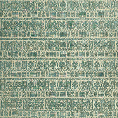 Girona Wool Handwoven Green Area Rug 8'x10'