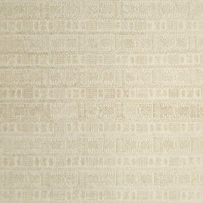 Girona Wool Handwoven Ivory Area Rug 6'x9'