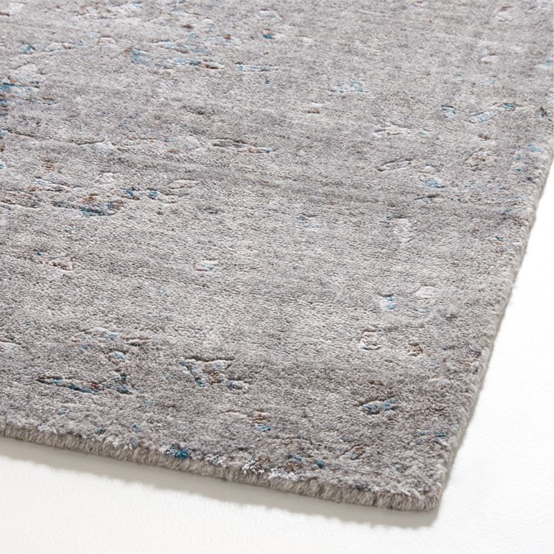 Giverny Wool and Viscose Hand-Knotted Carbon Grey Area Rug 12'x15' - image 3 of 4