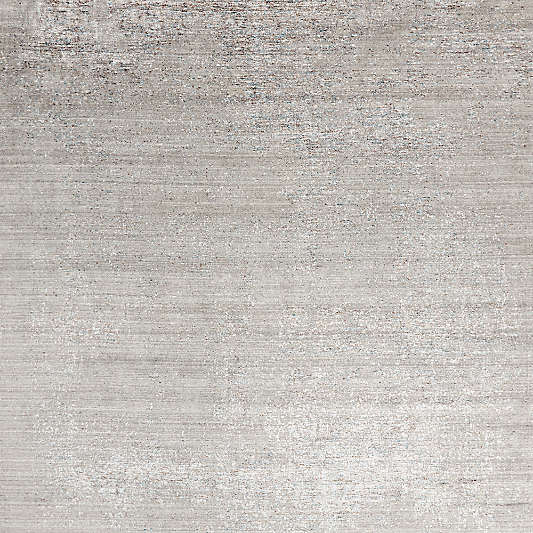 Giverny Wool and Viscose Hand-Knotted Carbon Grey Area Rug 12'x15'