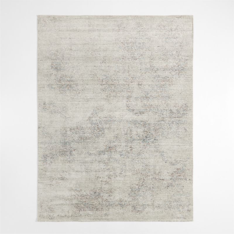 Giverny Wool and Viscose Hand-Knotted Natural Area Rug 6'x9' - image 1 of 4