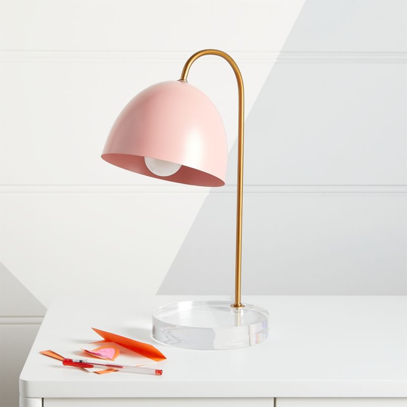 Glam Pink And Gold Table Lamp Reviews, Light Pink Desk Lamp