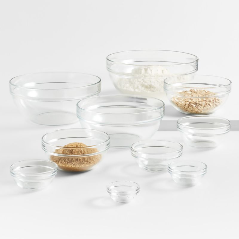 Glass Nesting Bowl Set (10-Piece) – Cassandra's Kitchen