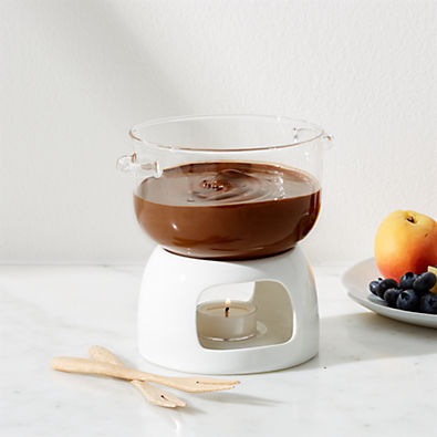View Glass and Ceramic Fondue Set details