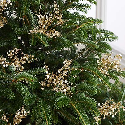 Gold Glass Chip Christmas Tree Pick