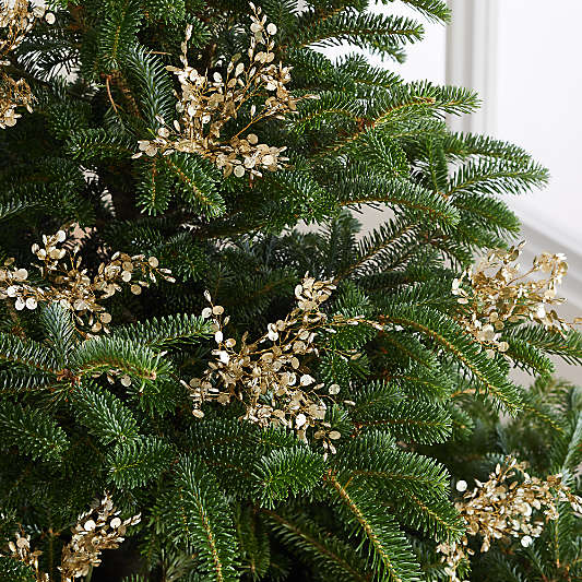 Glass Chip Gold Christmas Tree Pick