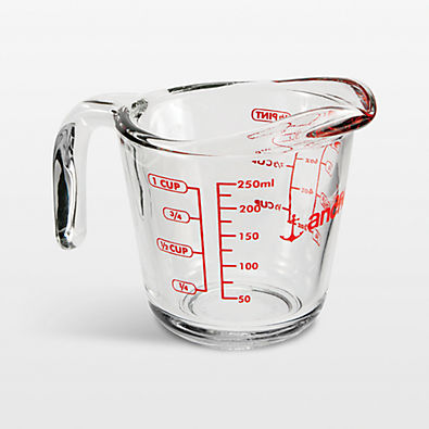 View Anchor Hocking Glass Measuring Cup, 1-Cup details