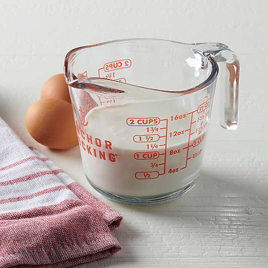 Anchor Hocking Glass Measuring Cup, 2-Cup