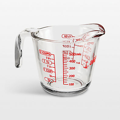 View Anchor Hocking Glass Measuring Cup, 2-Cup details